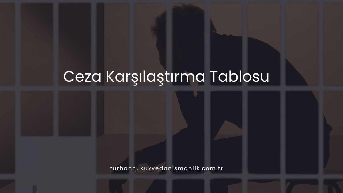 Ceza Karşılaştırma Tablosu