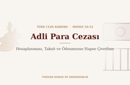 Adli para cezası TCK 52
